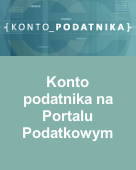 Konto podatnika na Portalu Podatkowym